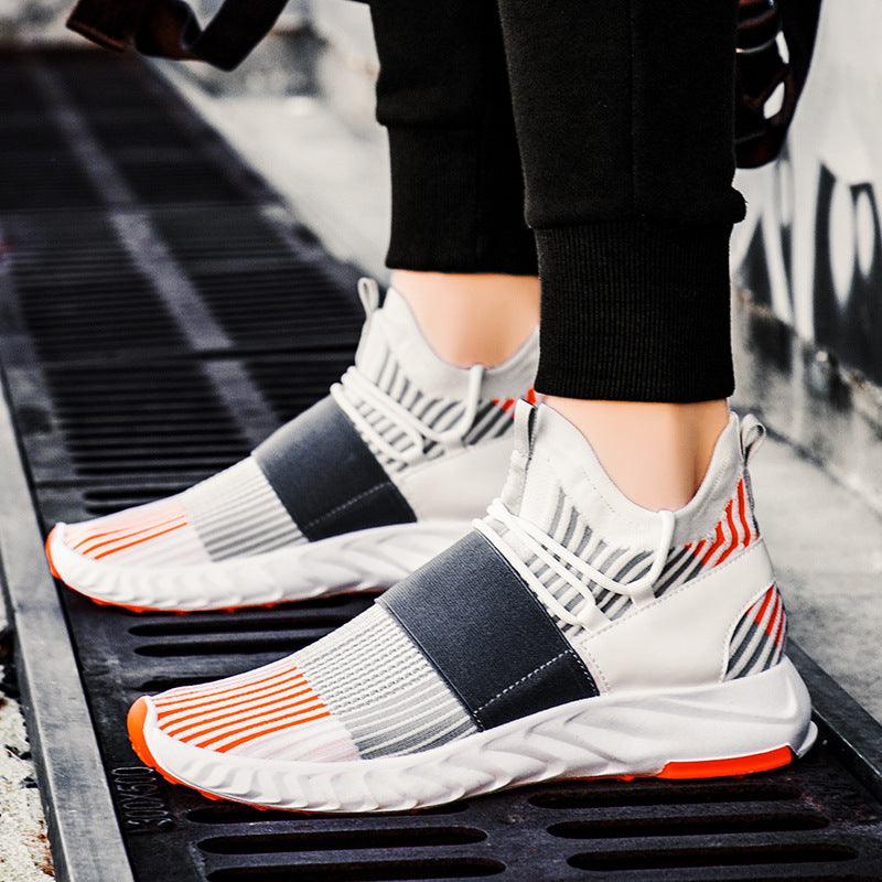 Men's Shoes Sports Shoes Hit Color Fashion Casual Shoes - Amazitshop