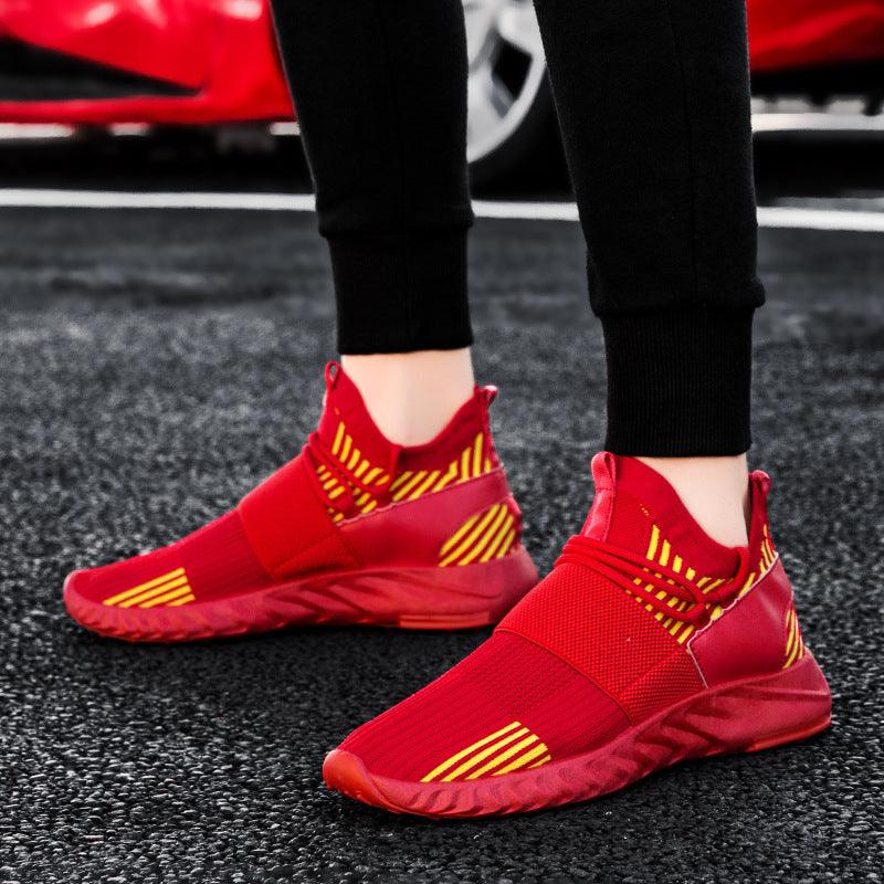 Men's Shoes Sports Shoes Hit Color Fashion Casual Shoes - Amazitshop