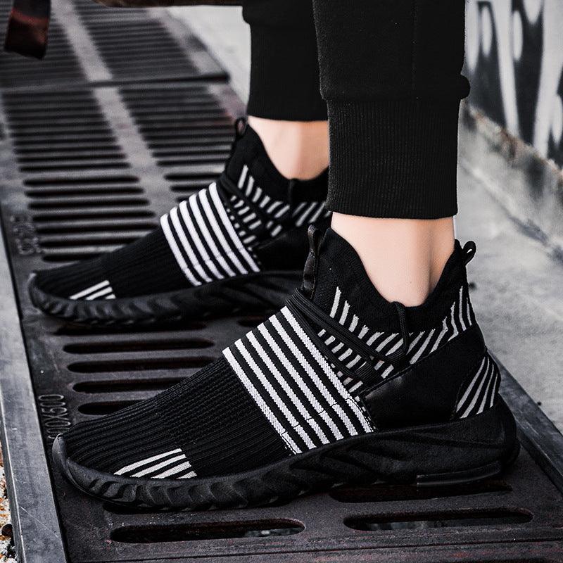 Men's Shoes Sports Shoes Hit Color Fashion Casual Shoes - Amazitshop