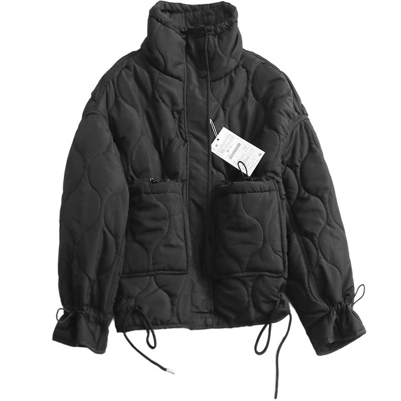 Men's Zip - up Jacket With Loose Pocket Standing Collar - Amazitshop