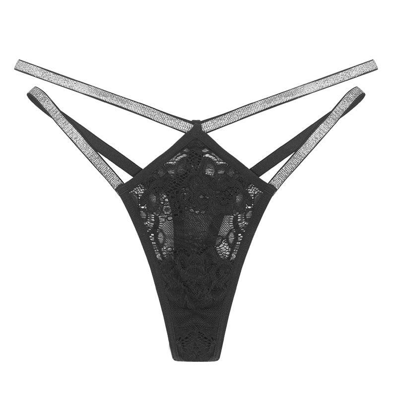 Mesh Traceless Adjustable Lace Thong - Amazitshop