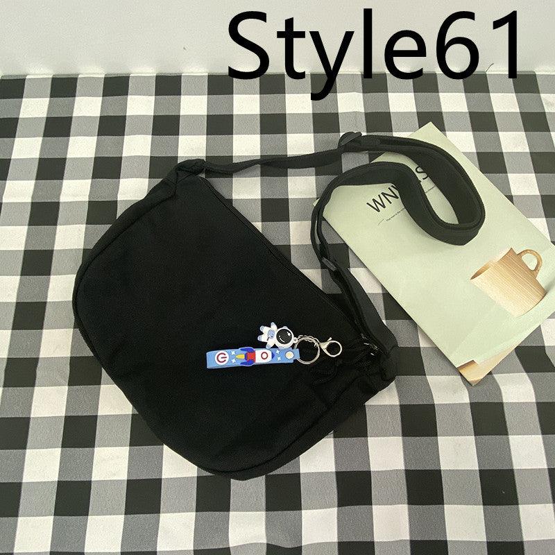 Messenger Bag Men's Canvas Bag Shoulder Bag Boys Light And Versatile Small Satchel - Amazitshop