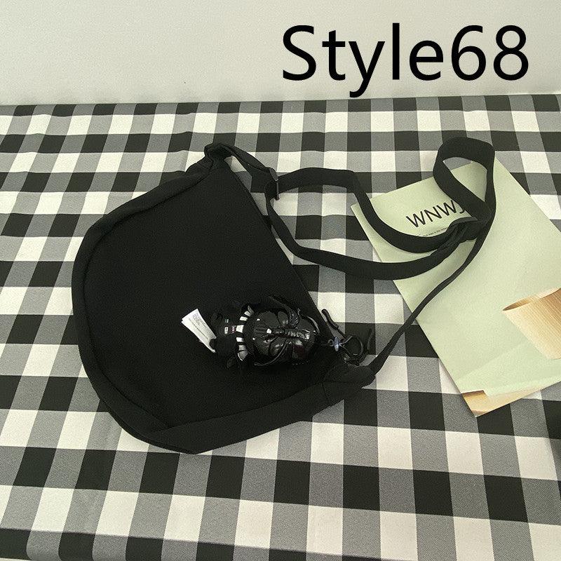 Messenger Bag Men's Canvas Bag Shoulder Bag Boys Light And Versatile Small Satchel - Amazitshop