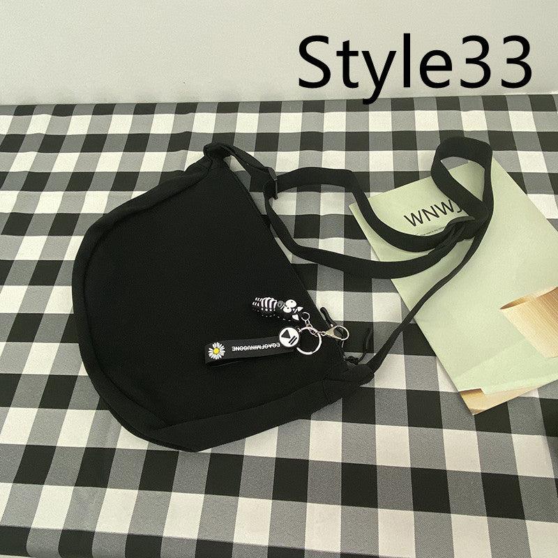 Messenger Bag Men's Canvas Bag Shoulder Bag Boys Light And Versatile Small Satchel - Amazitshop