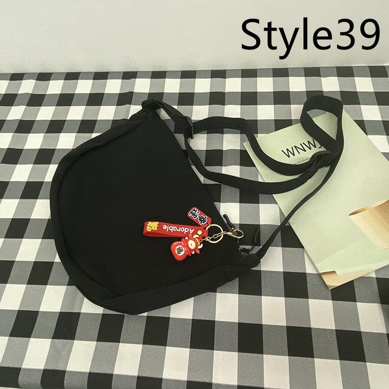 Messenger Bag Men's Canvas Bag Shoulder Bag Boys Light And Versatile Small Satchel - Amazitshop