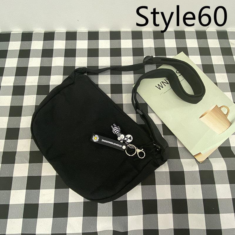 Messenger Bag Men's Canvas Bag Shoulder Bag Boys Light And Versatile Small Satchel - Amazitshop