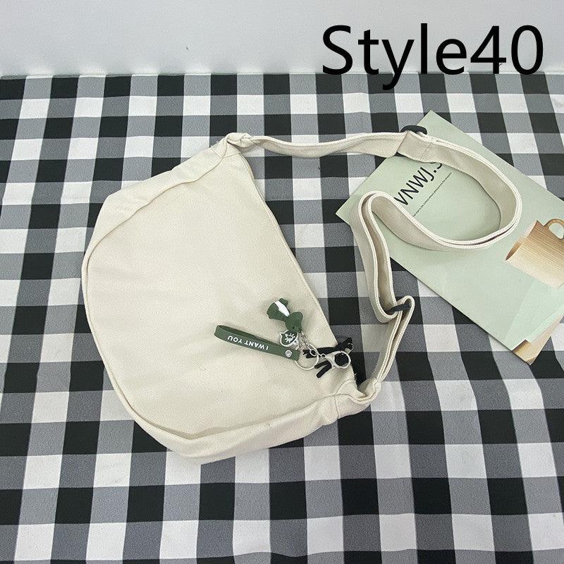 Messenger Bag Men's Canvas Bag Shoulder Bag Boys Light And Versatile Small Satchel - Amazitshop