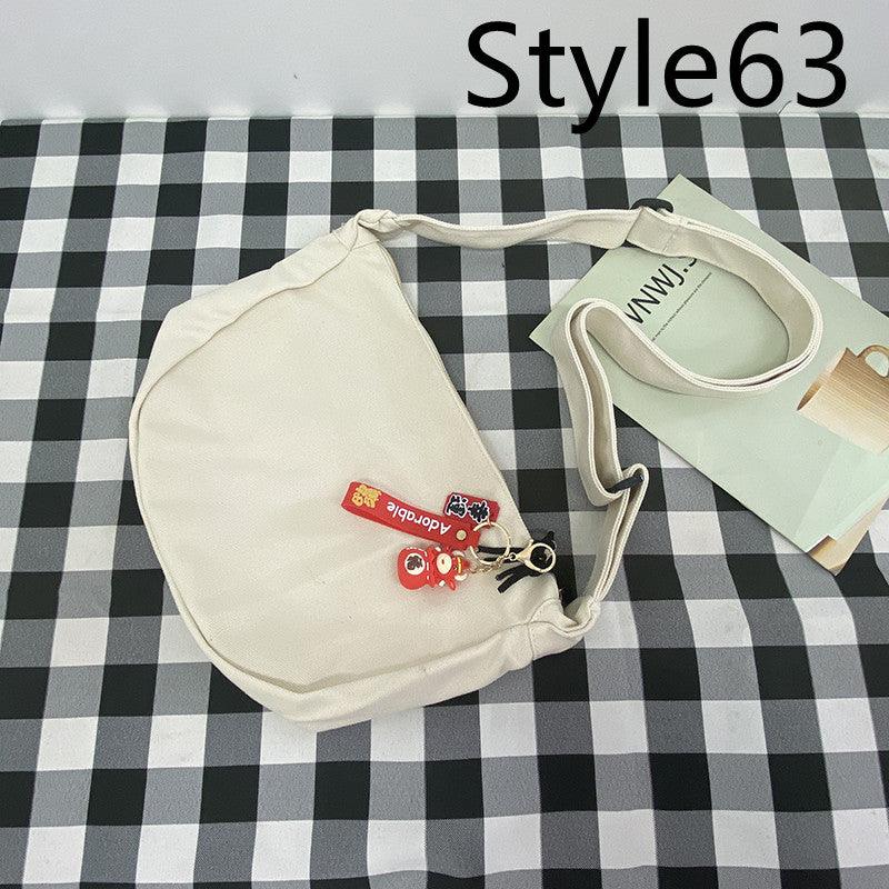 Messenger Bag Men's Canvas Bag Shoulder Bag Boys Light And Versatile Small Satchel - Amazitshop