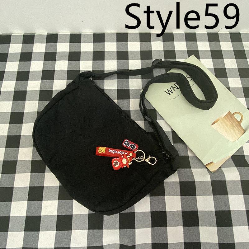 Messenger Bag Men's Canvas Bag Shoulder Bag Boys Light And Versatile Small Satchel - Amazitshop