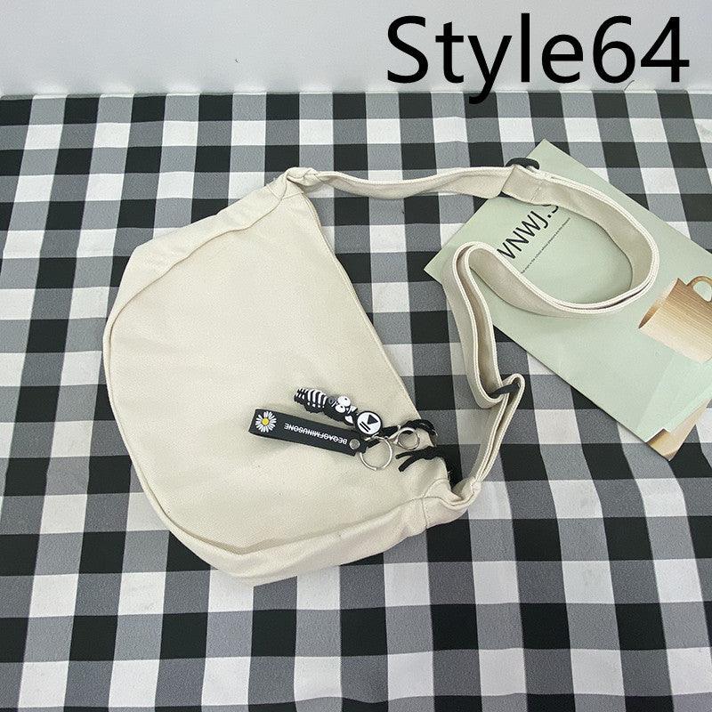 Messenger Bag Men's Canvas Bag Shoulder Bag Boys Light And Versatile Small Satchel - Amazitshop