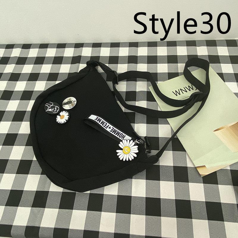 Messenger Bag Men's Canvas Bag Shoulder Bag Boys Light And Versatile Small Satchel - Amazitshop