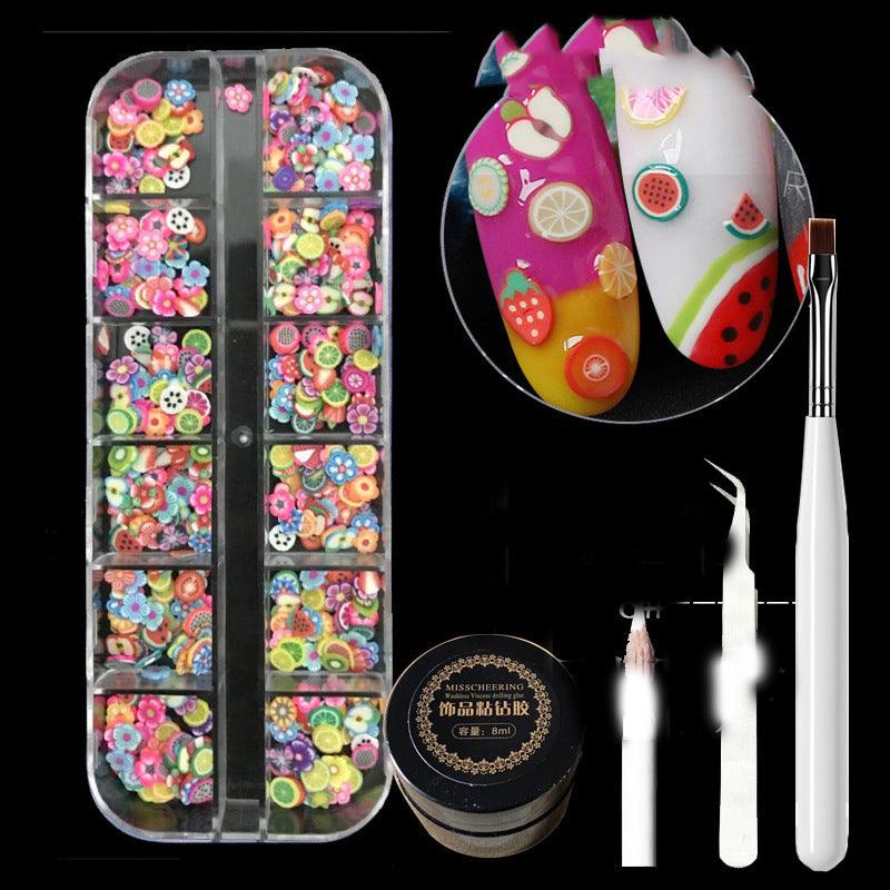 Metal Rivets Rhinestone Nail Decorations Mixed Box - Amazitshop