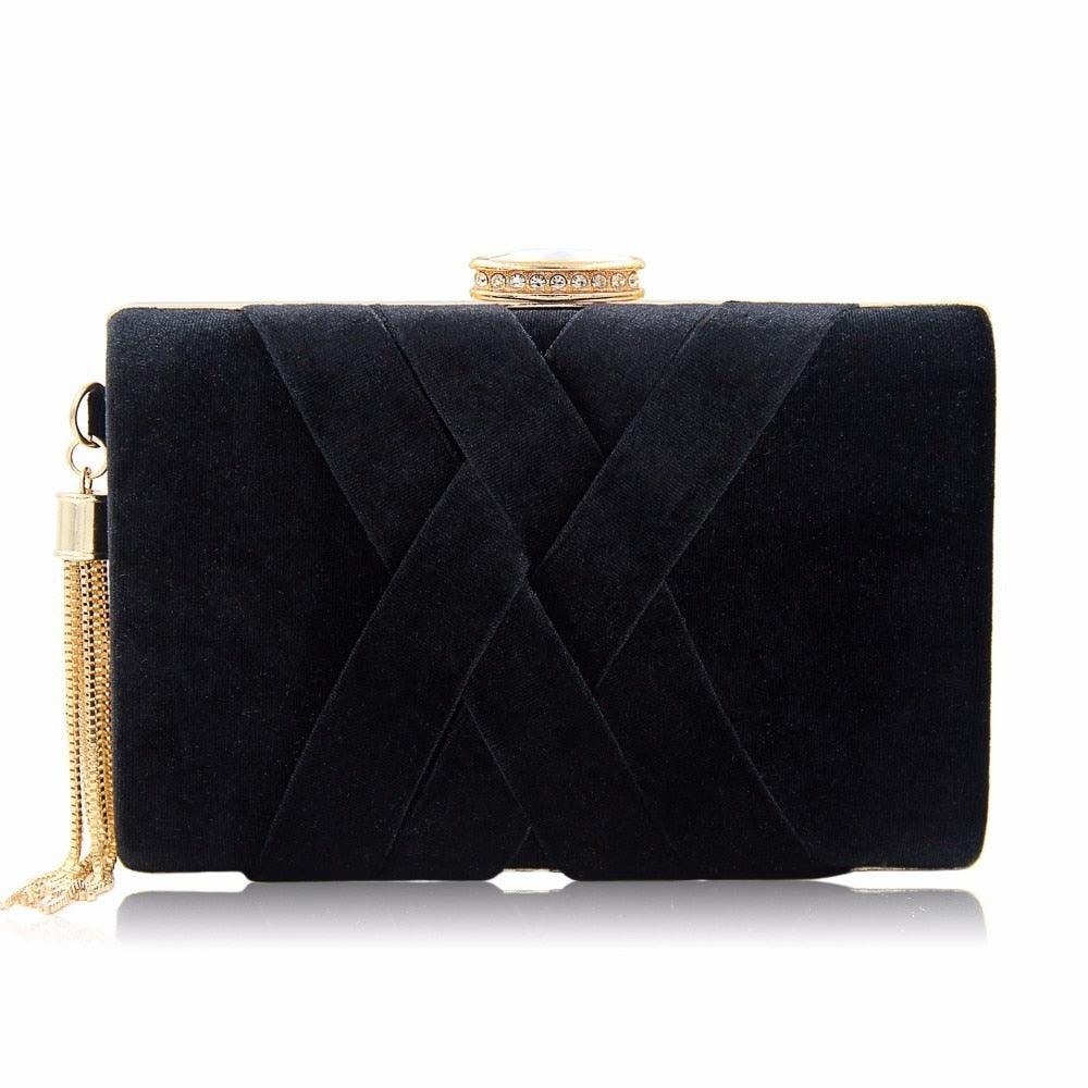 Milisente 2021 New Arrival Women Clutch Bags Top Quality Suede Clutches Purses Ladies Tassels Evening Bag Wedding Clutches - Amazitshop