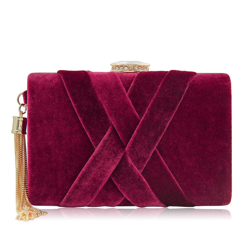 Milisente 2021 New Arrival Women Clutch Bags Top Quality Suede Clutches Purses Ladies Tassels Evening Bag Wedding Clutches - Amazitshop