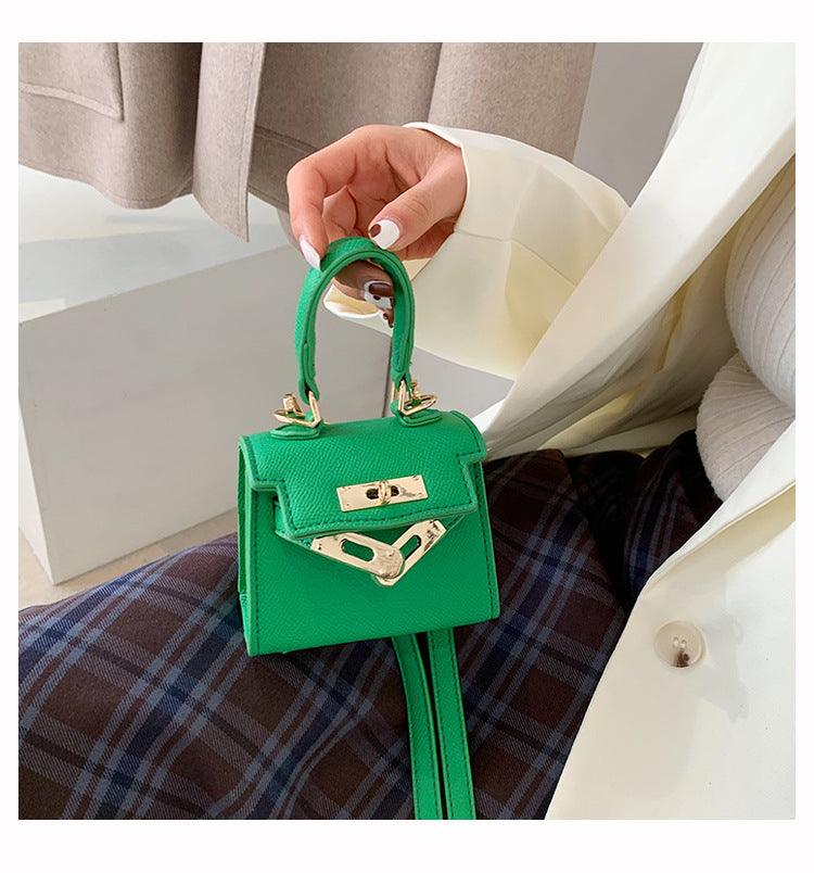 Mini One Shoulder Handbag Stereotype Crossbody Small Square Bag - Amazitshop