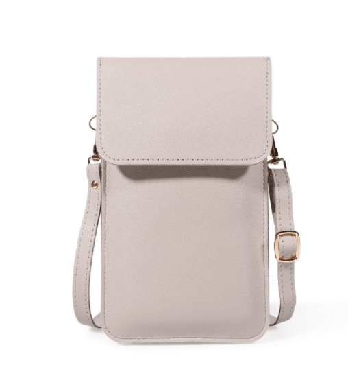 Mini Shoulder Crossbody Bags For Women Casual Solid Color Mobile Phone Bag Long Wallet - Amazitshop