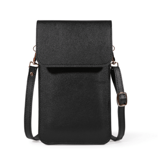 Mini Shoulder Crossbody Bags For Women Casual Solid Color Mobile Phone Bag Long Wallet - Amazitshop
