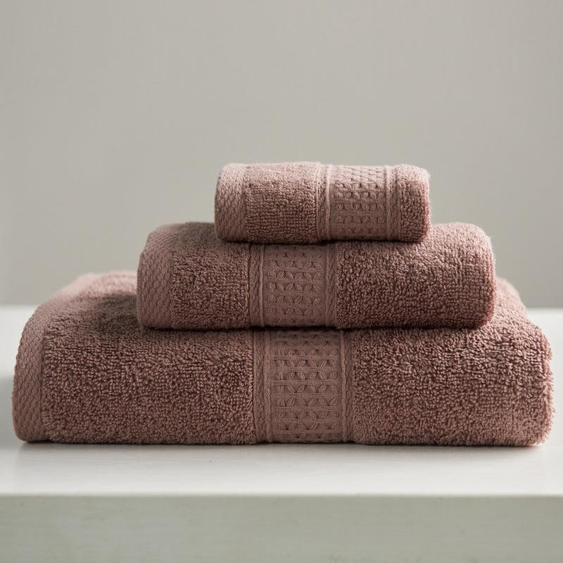 Minimalist Style Square Towel Towel Bath Towel Set Towel Pure Cotton - Amazitshop