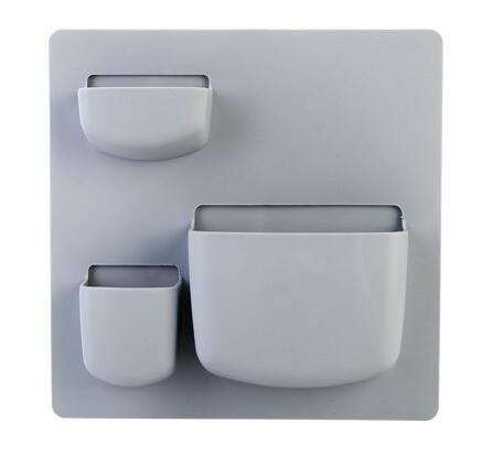 Multi - Function Punch - free Wall Hanging Storage Rack Kitchen Tools - Amazitshop