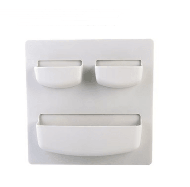 Multi - Function Punch - free Wall Hanging Storage Rack Kitchen Tools - Amazitshop