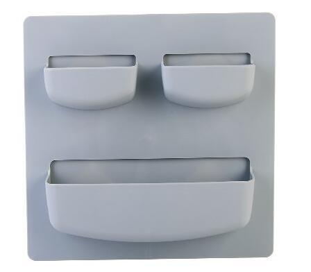 Multi - Function Punch - free Wall Hanging Storage Rack Kitchen Tools - Amazitshop