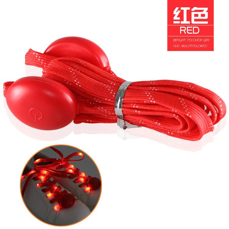 Multicolor LED Nylon Braiding String Bar Party Atmosphere Glowing Props Shoelaces - Amazitshop