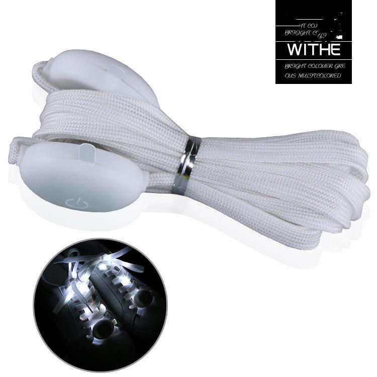 Multicolor LED Nylon Braiding String Bar Party Atmosphere Glowing Props Shoelaces - Amazitshop