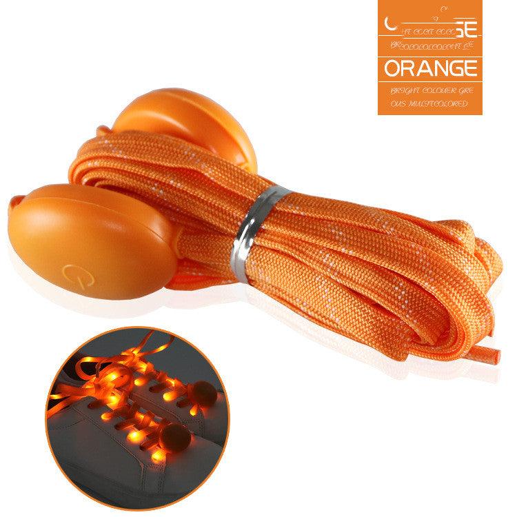 Multicolor LED Nylon Braiding String Bar Party Atmosphere Glowing Props Shoelaces - Amazitshop