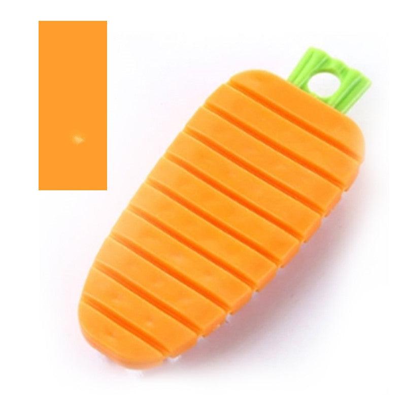 Multifunction Vegetable Fruit Cleaning Brush Flexible Potato Carrot Cucumber Cleaning Brush Kitchen Gadgets Cleaning Tools Accessories - Amazitshop