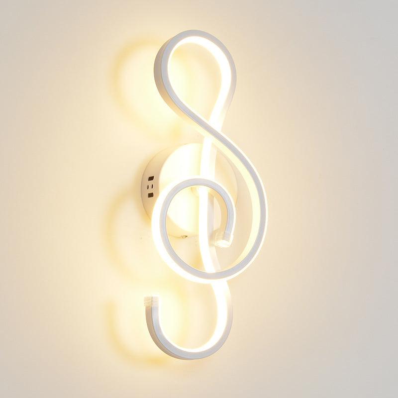 Music score home interior living room lighting - Amazitshop