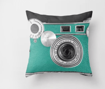 MUXUAN EBay Amazon Muxuan Aliexpress Explosion 3D Printing Camera Pillow Covers Super Soft Cushion Cover - Amazitshop