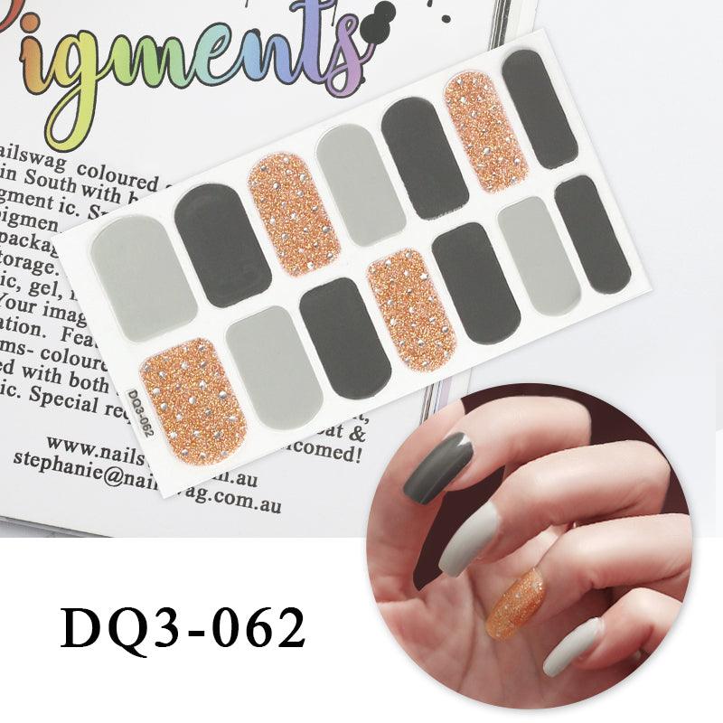 Nail Art Color Nail Stickers Simple Fashion - Amazitshop