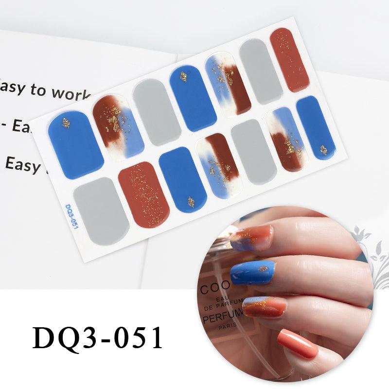 Nail Art Color Nail Stickers Simple Fashion - Amazitshop