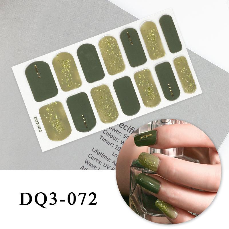 Nail Art Color Nail Stickers Simple Fashion - Amazitshop