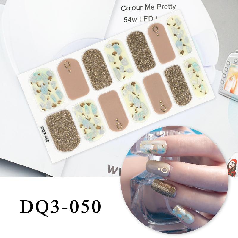 Nail Art Color Nail Stickers Simple Fashion - Amazitshop