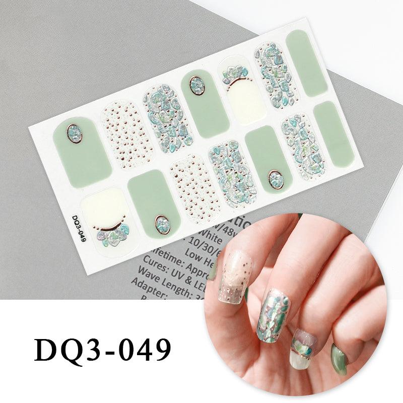 Nail Art Color Nail Stickers Simple Fashion - Amazitshop
