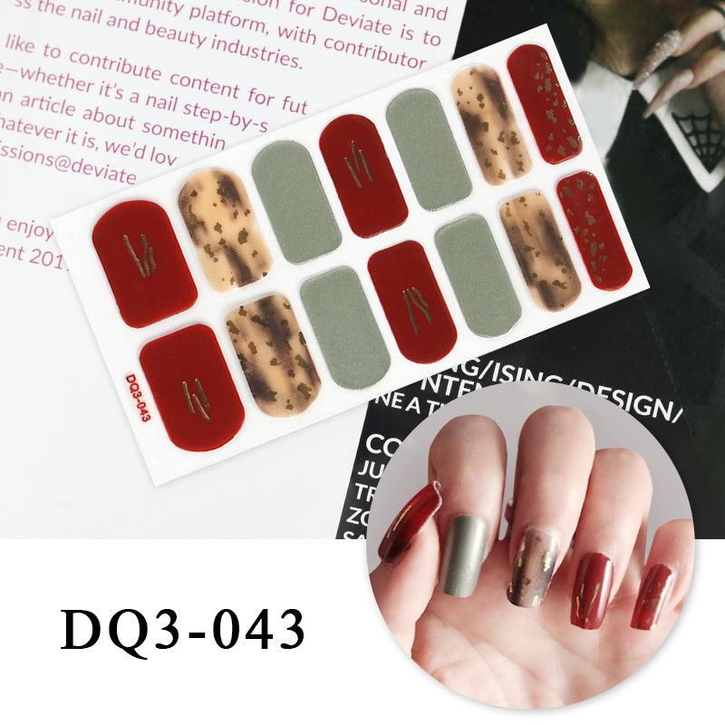 Nail Art Color Nail Stickers Simple Fashion - Amazitshop