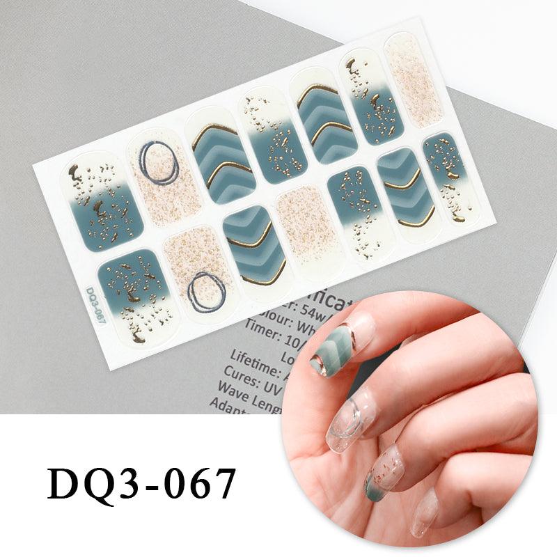 Nail Art Color Nail Stickers Simple Fashion - Amazitshop