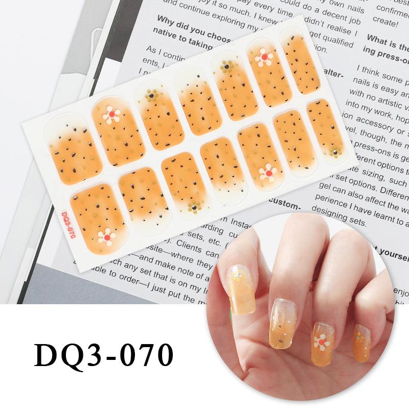 Nail Art Color Nail Stickers Simple Fashion - Amazitshop