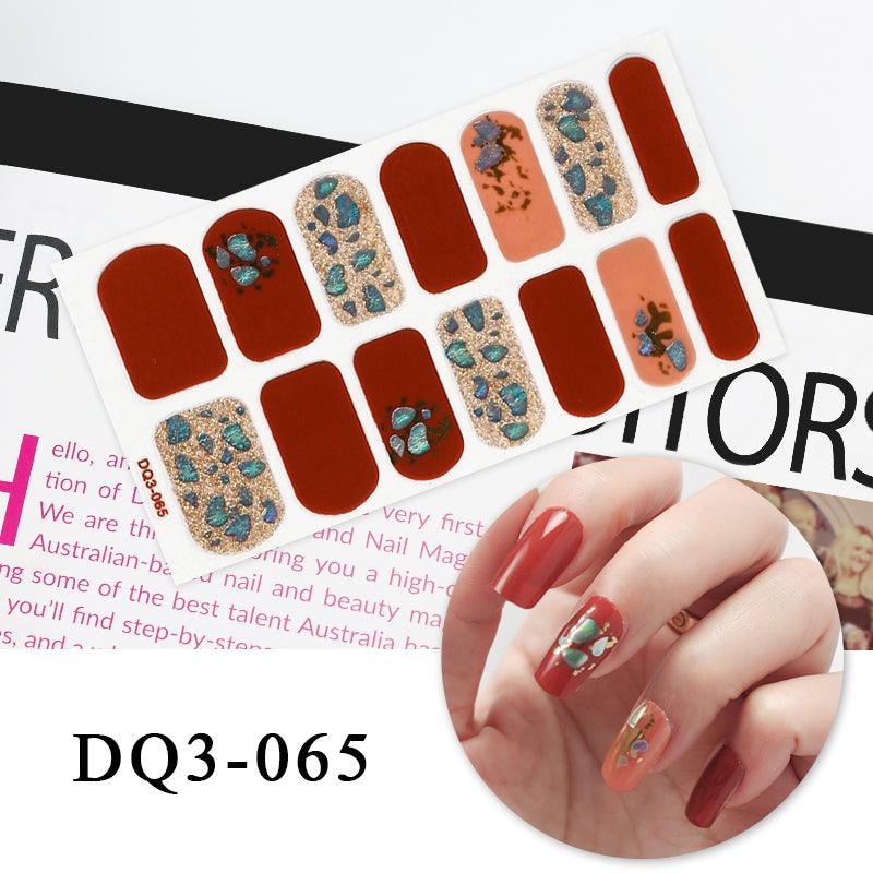Nail Art Color Nail Stickers Simple Fashion - Amazitshop