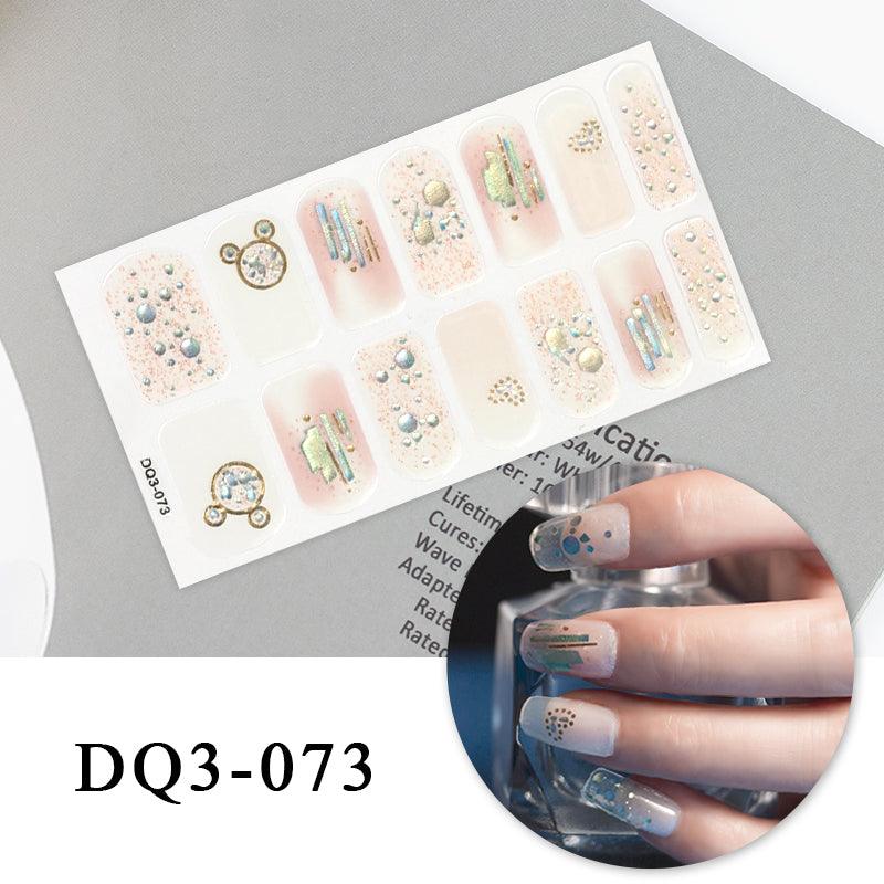 Nail Art Color Nail Stickers Simple Fashion - Amazitshop