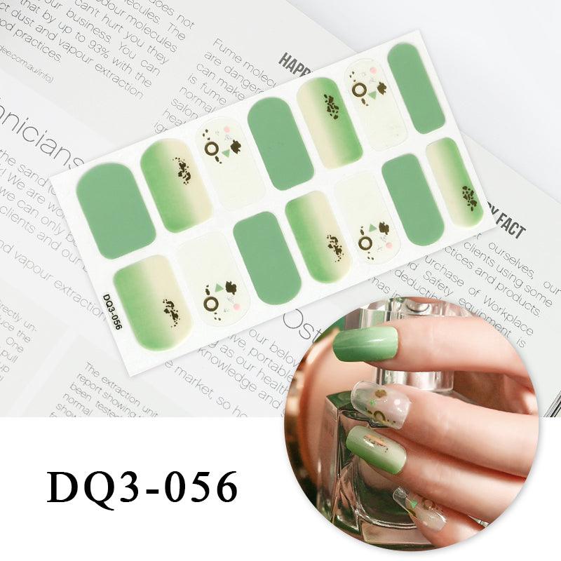 Nail Art Color Nail Stickers Simple Fashion - Amazitshop