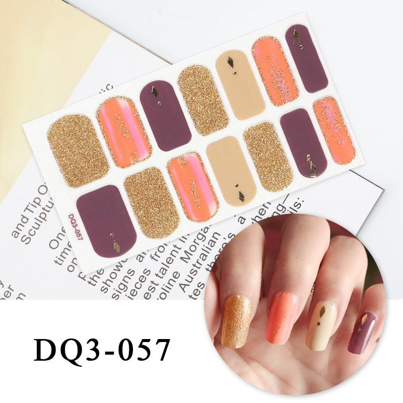 Nail Art Color Nail Stickers Simple Fashion - Amazitshop