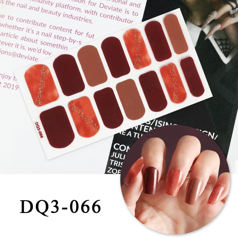 Nail Art Color Nail Stickers Simple Fashion - Amazitshop
