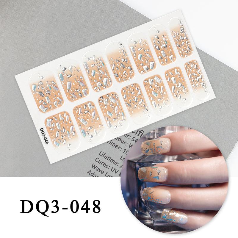 Nail Art Color Nail Stickers Simple Fashion - Amazitshop