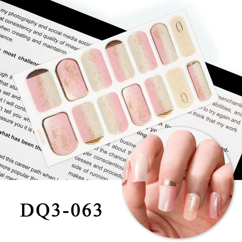 Nail Art Color Nail Stickers Simple Fashion - Amazitshop