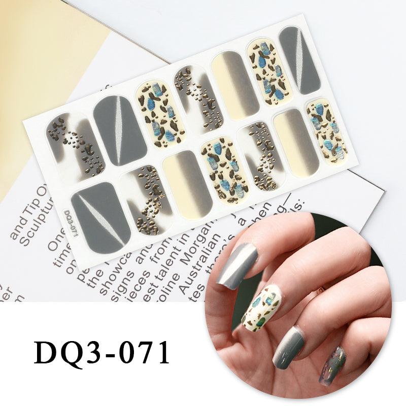 Nail Art Color Nail Stickers Simple Fashion - Amazitshop