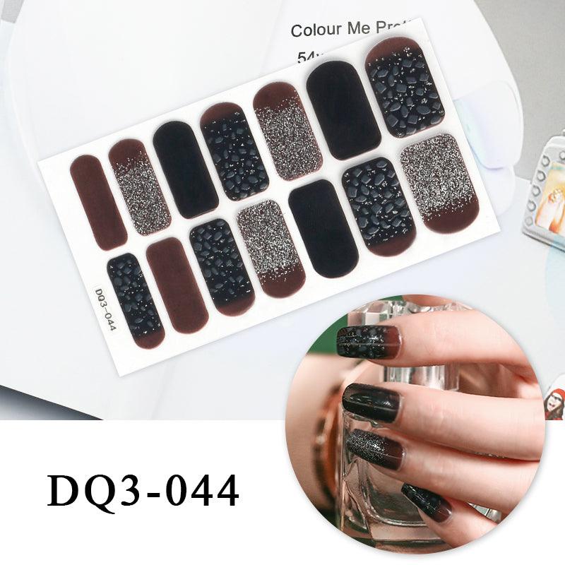 Nail Art Color Nail Stickers Simple Fashion - Amazitshop
