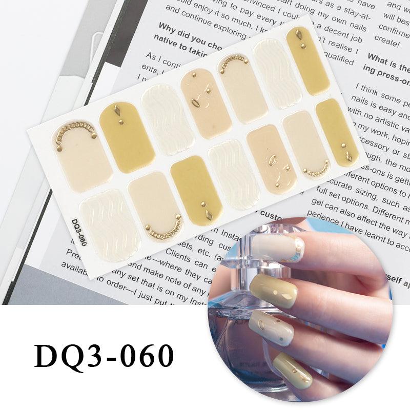 Nail Art Color Nail Stickers Simple Fashion - Amazitshop