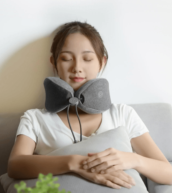 Neck Massage Pillow Relax Neck Muscle Therapy Massager Sleep Pillow for Office Mid Home and Travel - Amazitshop